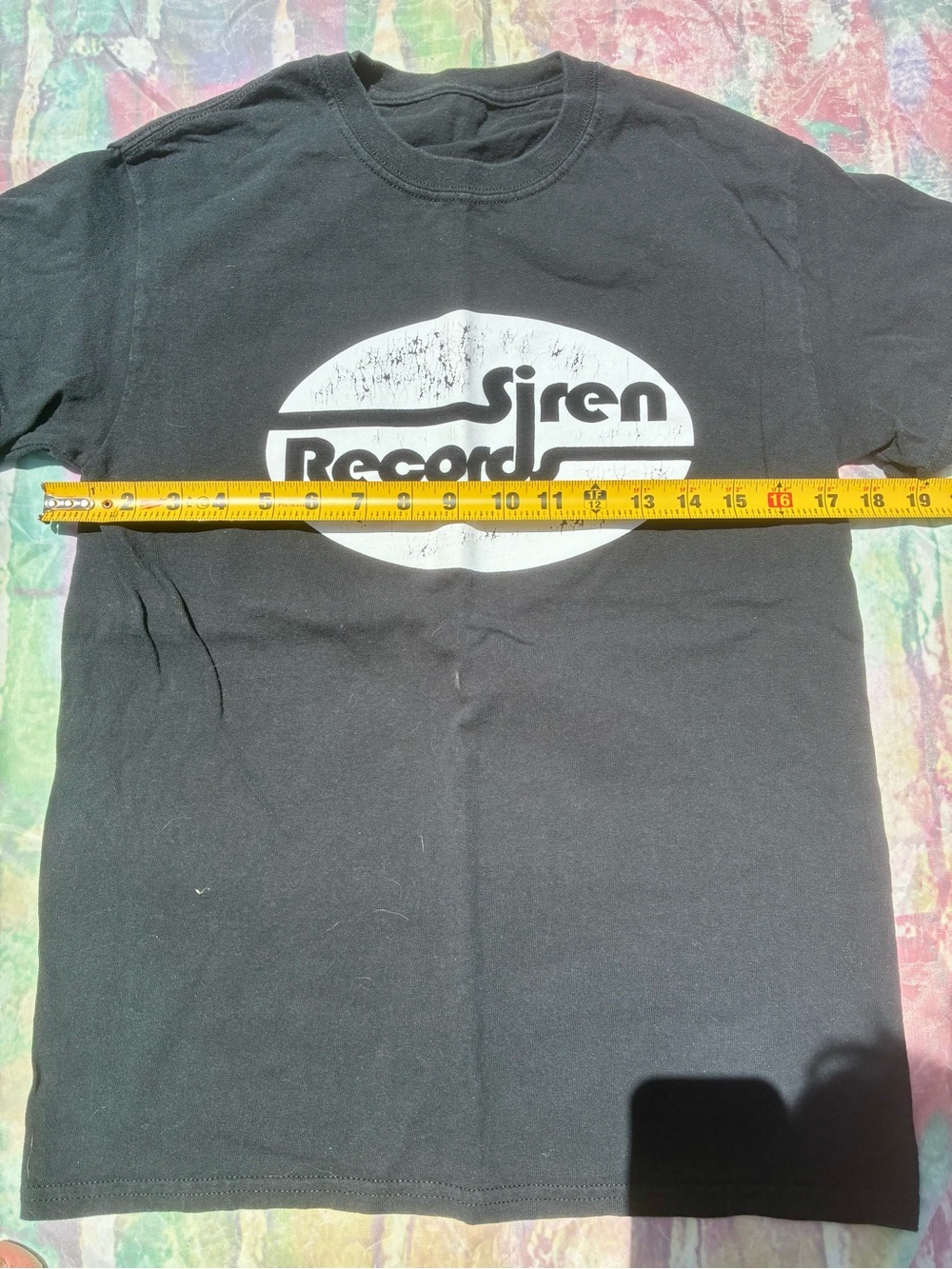 Doylestown PA Black vintage retro record store, Punk Logo T-Shirt